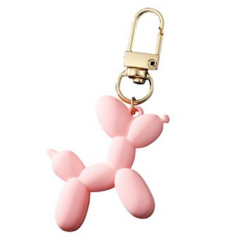 Balloon dog keychain, cute bag charm, handbag accessory