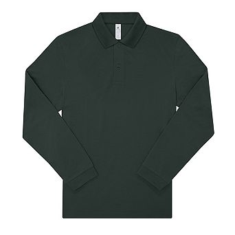 B&C Mens My Long-Sleeved Polo Shirt