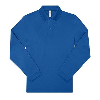 B&C Mens My Long-Sleeved Polo Shirt