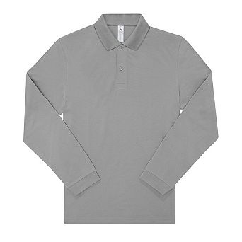 B&C Mens My Long-Sleeved Polo Shirt