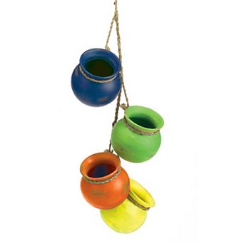 Zingz Home Sobrio Dangling Terra Cotta Pots