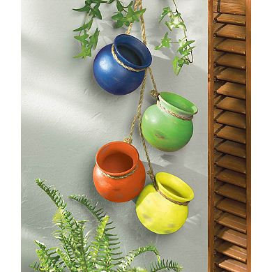 Zingz Home Sobrio Dangling Terra Cotta Pots