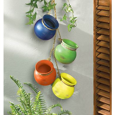 Zingz Home Sobrio Dangling Terra Cotta Pots