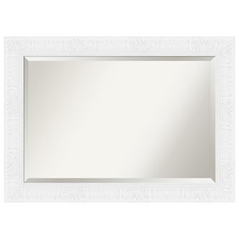 Luxe Beveled Framed Bathroom Vanity Wall Mirror