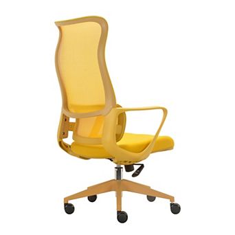 Ergonomic Executive Mesh Swivel Base Office Chair with Adjustable Height Lumbar Support