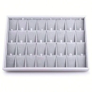 Velvet Jewelry Organizer for Necklaces and Bracelets - Durable, Handmade, Stackable