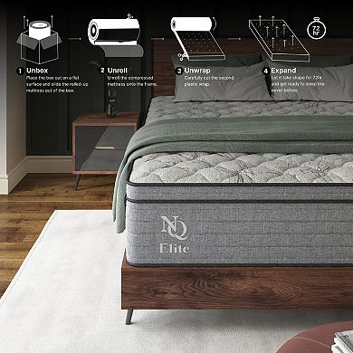Cooling Gel Memory Foam Hybrid Mattress Pressure Relief