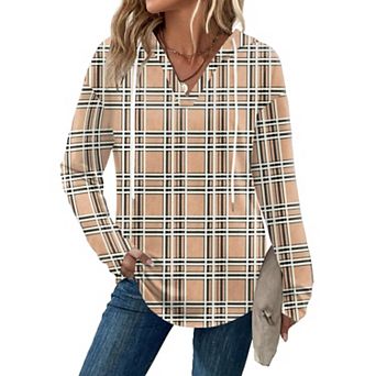 Zeagoo Hoodies for Women Fall Clothes 2025 Trendy Lightweight Long Sleeve Hooded Tops