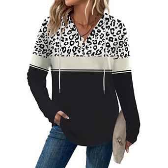 Zeagoo Hoodies for Women Fall Clothes Trendy Lightweight Long Sleeve Hooded Tops