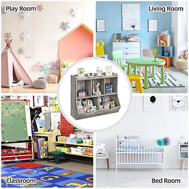 2 Pack Adjustable Kid Kitchen Chairs Indoor 3 Level Adjustable Suitable for Boy Girl