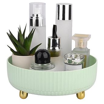 10 Inch Rotating Kitchen Turntable - 360 Degree Spice Rack and Food Storage Organizer