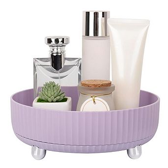 10 Inch Rotating Kitchen Turntable - 360 Degree Spice Rack and Food Storage Organizer