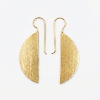 The Collective by DBJ Maize Drop Earrings in Gold Finished Brass