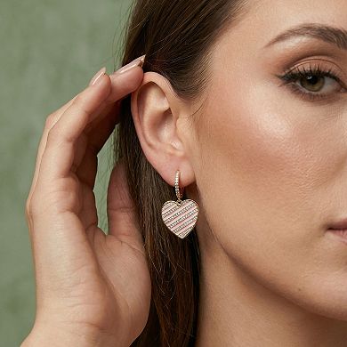 The Collective by DBJ Pulse Drop Earrings with Enamel & Zirconia