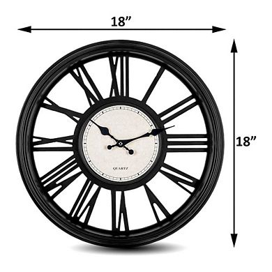 Quartz Battery Operated Hanging Wall Clock