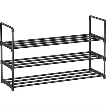 3 tier Slatted Metal Shoe Organizer