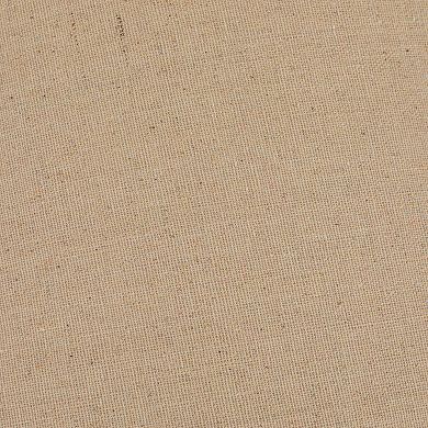 Hello Honey Fillable Glass Table Lamp with Linen Shade, Clear and White