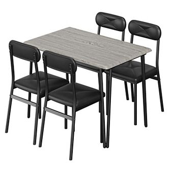 Compact Bar Table and Chairs Set