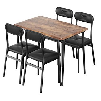 Compact Bar Table and Chairs Set