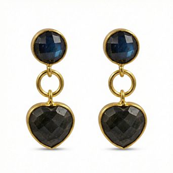 The Collective by DBJ Drip Earrings with Blue Labradorite