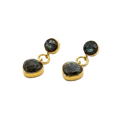 The Collective by DBJ Drip Earrings with Blue Labradorite