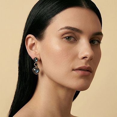 The Collective by DBJ Drip Earrings with Blue Labradorite