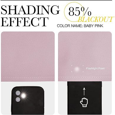 Thermal Insulated Solid Grommet Top Blackout Curtains/Drapes 1 Pair