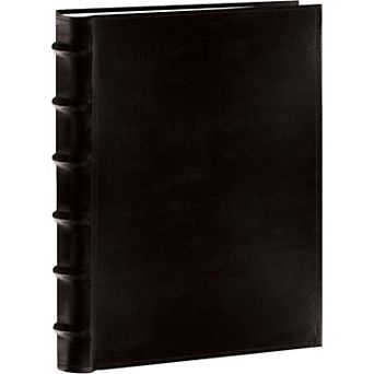 Sewn Bonded Leather BookBound Bi-Directional Photo Album, Holds 300 4x6" Photos, 3 Per Page