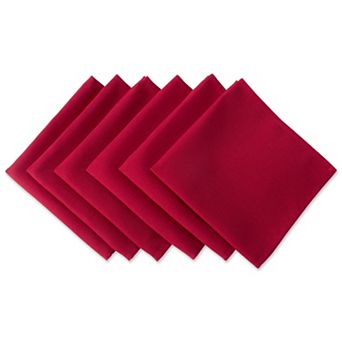 DII Solid Polyester Napkin Set/6