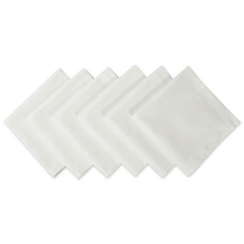 DII Solid Polyester Napkin Set/6
