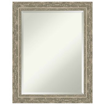 Filigree Beveled Framed Bathroom Vanity Wall Mirror