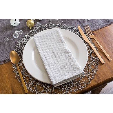 DII Christmas Stripe Napkin Set 6 Piece