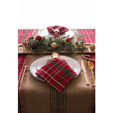 DII Tartan Holly Plaid Tablecloth