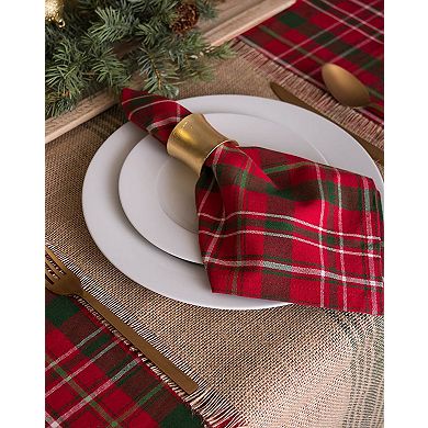 DII Tartan Holly Plaid Tablecloth