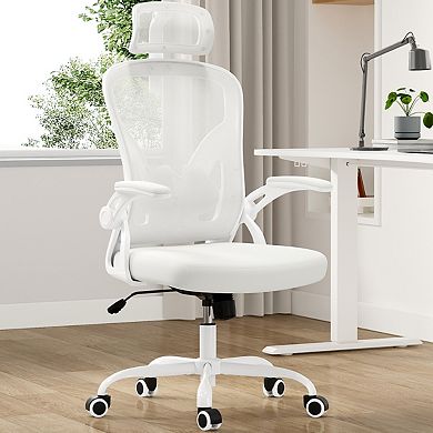 Ergonomic High Back Office Chair with Headrest and Adjustable Lumbar Support