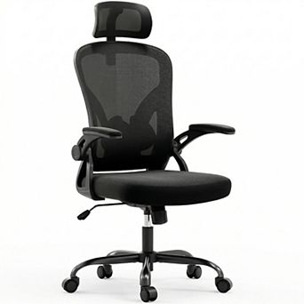 Ergonomic High Back Office Chair with Headrest and Adjustable Lumbar Support