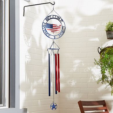 Zingz Home Patriotic Welcome Wind Chime