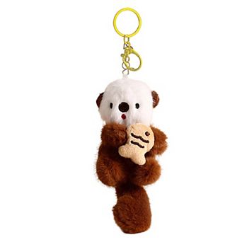 2026 Cute Otter Keychain Charm Bag Ring Women Animal Lovers