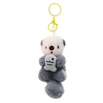 2026 Cute Otter Keychain Charm Bag Ring Women Animal Lovers