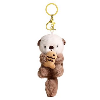 2026 Cute Otter Keychain Charm Bag Ring Women Animal Lovers