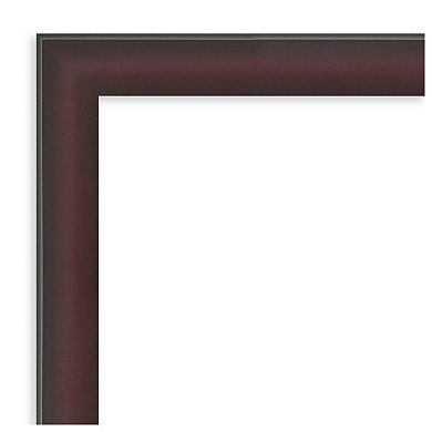 Grand Narrow Beveled Framed Bathroom Vanity Wall Mirror