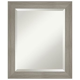 Grand Narrow Beveled Framed Bathroom Vanity Wall Mirror