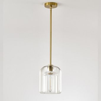 Heavy Duty Industrial Solid Crystal Pendant Light Fixture for Kitchens and Dining Rooms