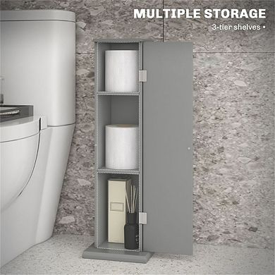 3-Tier Storage Cabinet, Multi-Functional for Bathroom, Kitchen, or Small Spaces