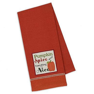 DII Fall Embellished Dishtowel Set/3