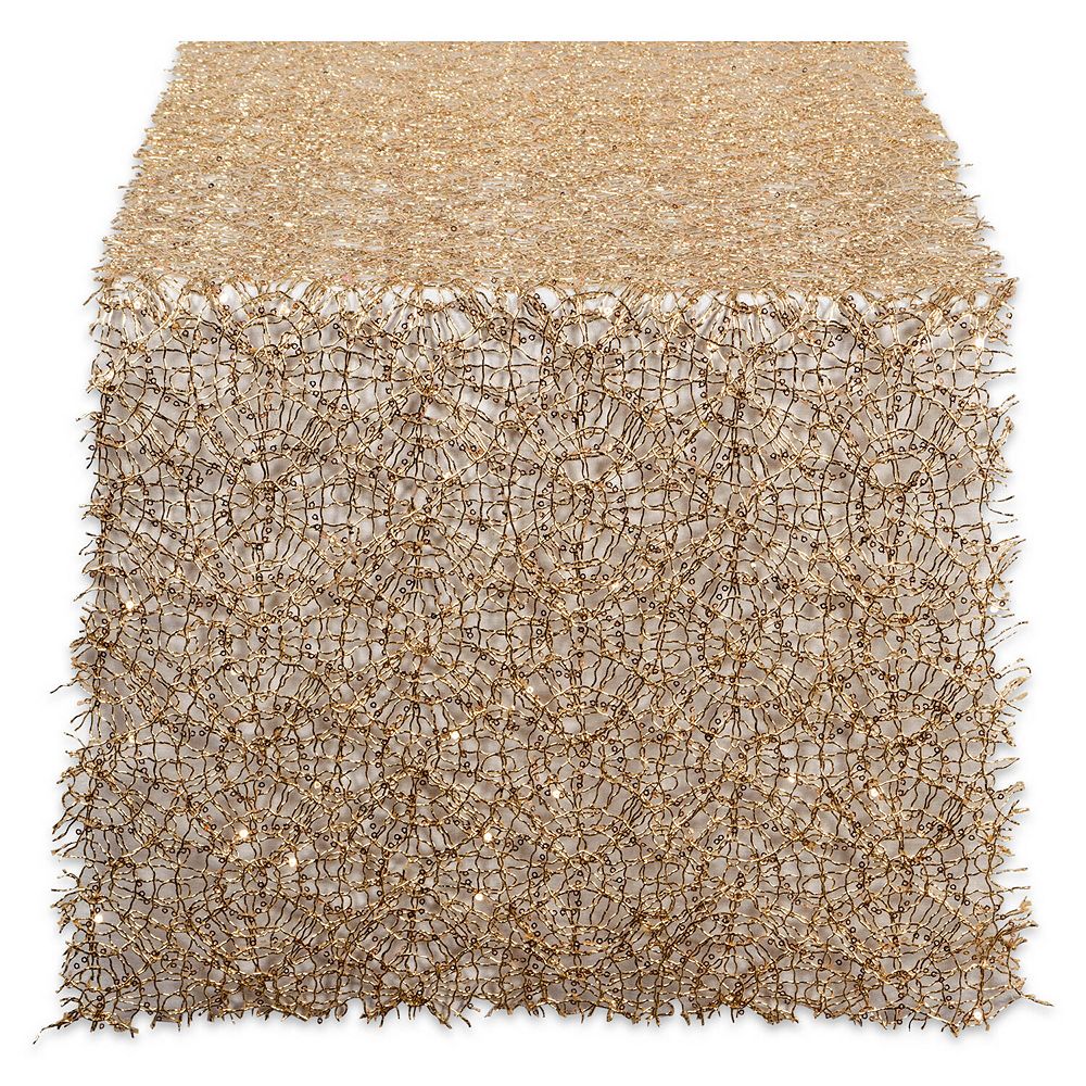 DII Sequin Mesh Table Runner