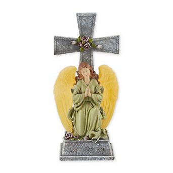 Zingz Home Solar Blessed Cross Figurine