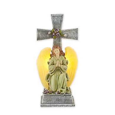 Zingz Home Solar Blessed Cross Figurine