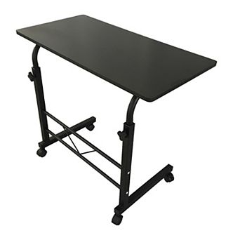Adjustable Height C Table for Couch, Small Space End Table for Living Room