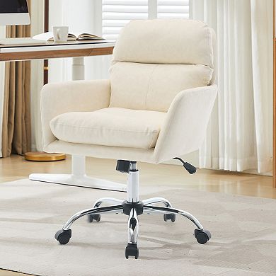 Ergonomic Swivel Artificial Leather Adjustable Office Chair for Long Sitting and Office Use
